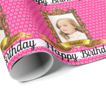 Girl's Birthday Portrait DIY Fügen Sie Ihr FOTO un