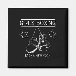 Girls Boxing Bronx New York Rachel Friends Magnet