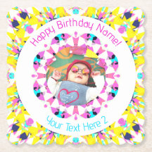 Girls Boys Happy Birthday Star Custom Age Foto
