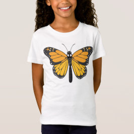 "Girls' Butterfly Design T - Shirt" T-Shirt