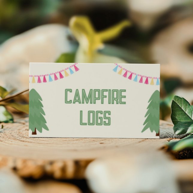 Girl's Camping Food Zelt Cards (Von Creator hochgeladen)