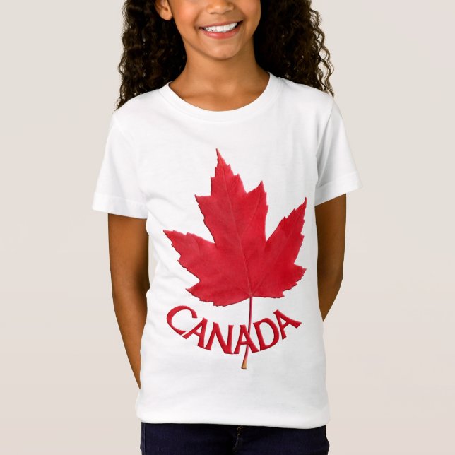 Girl's Canada Shirt Custom Canada Souvenir Shirt (Vorderseite)