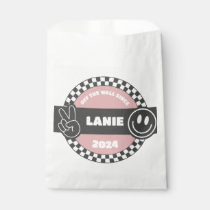 Girls' Checkered Skateboard Groovy Krass Geburtsta Geschenktütchen