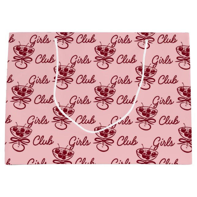 Girls Club Große Geschenktüte (Vorderseite)