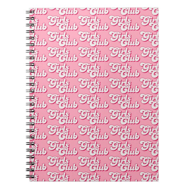 Girls Club Notizblock (Vorderseite)