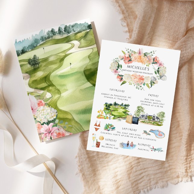 Girls Clubhouse Wellness-Center Weekend | Geburtst Einladung (Von Creator hochgeladen)