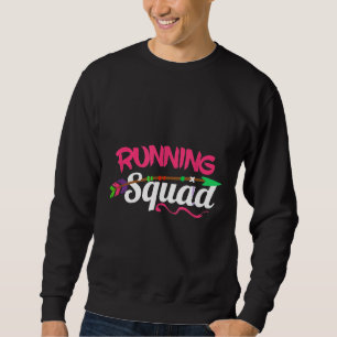 Girls Cross Country Geschenkrennen Motivierend Lau Sweatshirt
