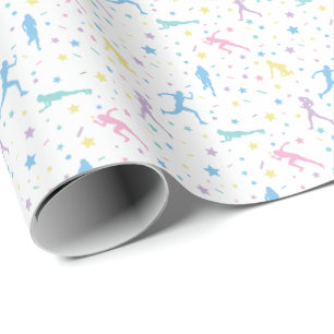 Girls Cross Country, Track Field, Marathon Runner Geschenkpapier