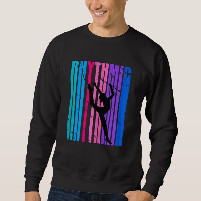 Girls Cute Rhythmic Gymnastics Daughter Queen Gymn Sweatshirt (Vorderseite)
