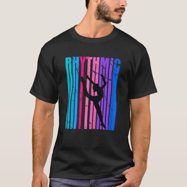 Girls Cute Rhythmic Gymnastics Daughter Queen Gymn T-Shirt (Vorderseite)