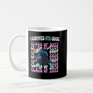 Girls Dabbing Abschluss Ich überlebte 8. Klasse C Kaffeetasse