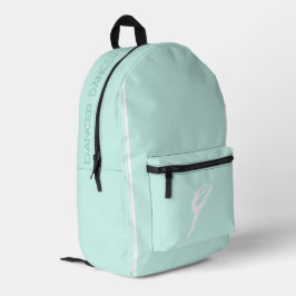 Girls Dance Bags - Aquamarines Tanzteam-Backpack Bedruckter Rucksack