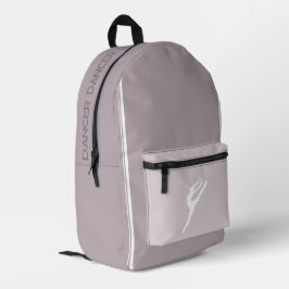 Girls Dance Bags - Lila Tanzteam-Backpack Bedruckter Rucksack