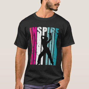 Girls Dance Inspirier Coach Retro Tänzer T-Shirt