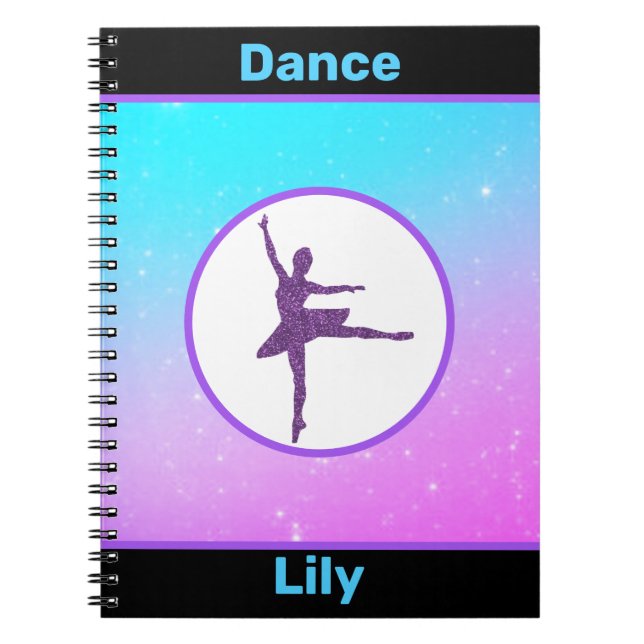 Girls Dance Pastel Notizblock (Vorderseite)