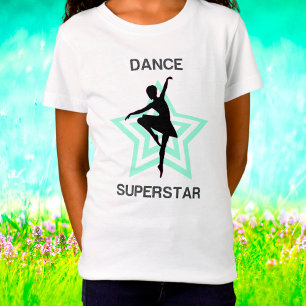 Girls Dance Superstar Ballerina T - Shirt