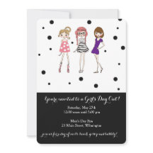 Girls Day / Bachelorette / Glamour Party Einladung