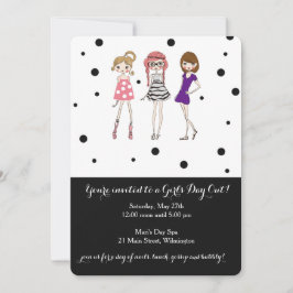 Girls Day / Bachelorette / Glamour Party Einladung