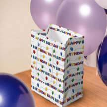 Girls farbenfrohe Balloons Glückwunsch zum Geburts