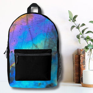 Girls Farbenfroher Marmor Hübsch Niedlich Bedruckter Rucksack