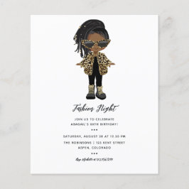 Girls Fashion Night Party Einladung Flyer