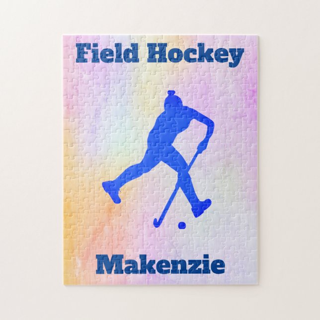 Girls Field Hockey Puzzle (Vertikal)
