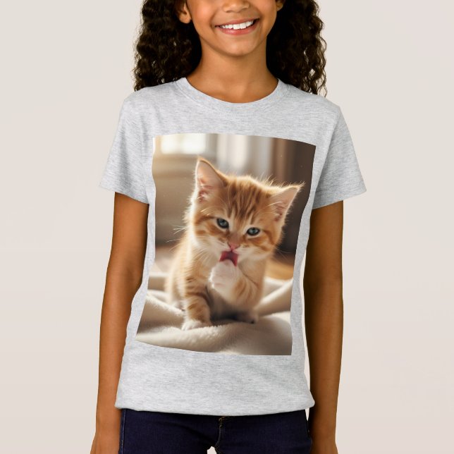 Girls' Fine Jersey T-Shirt (Vorderseite)