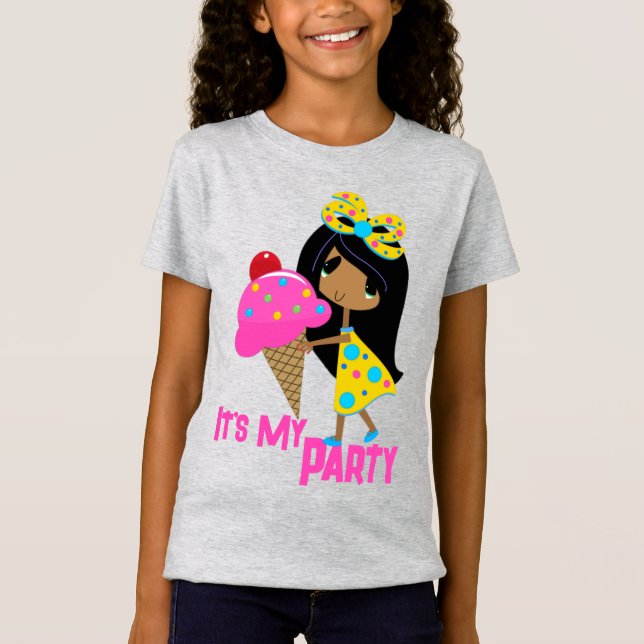 Girls' Fine Jersey T - Shirt (Vorderseite)