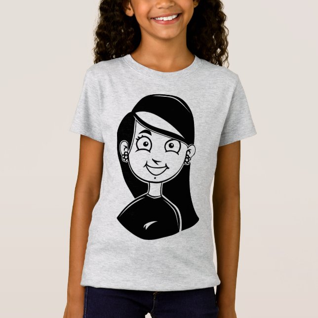 Girls' Fine Jersey T - Shirt (Vorderseite)