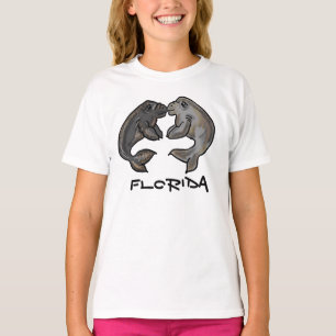 Girls Florida Manatee Shirt