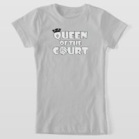 Girls' Funny Volleyball Queen of the Court Niedlic