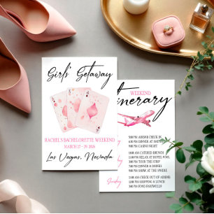 Girls' Getaway, Casino Bachelorette Wochenende Par Einladung