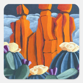Girls, Girls, Girls Quadratischer Aufkleber