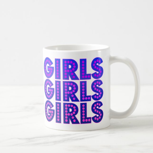 Girls Girls Grafik Kaffeetasse (Rechts)