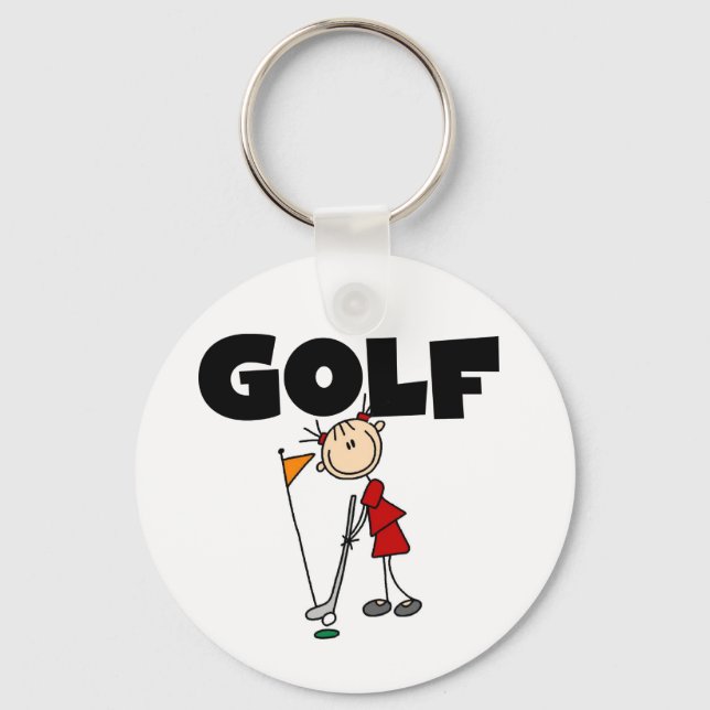 Girls GOLF Schlüsselanhänger (Vorderseite)