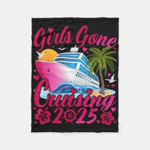 Girls Gone Cruising 2025 Frauen Kreuzfahrt Urlaub Fleecedecke