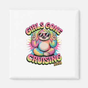 Girls Gone Cruising 2026 Kreuzfahrt-Urlaubsreise-S Magnet