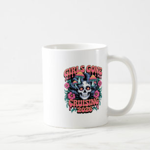 Girls Gone Cruising Frauen Totenkopf Skelett 2026 Kaffeetasse