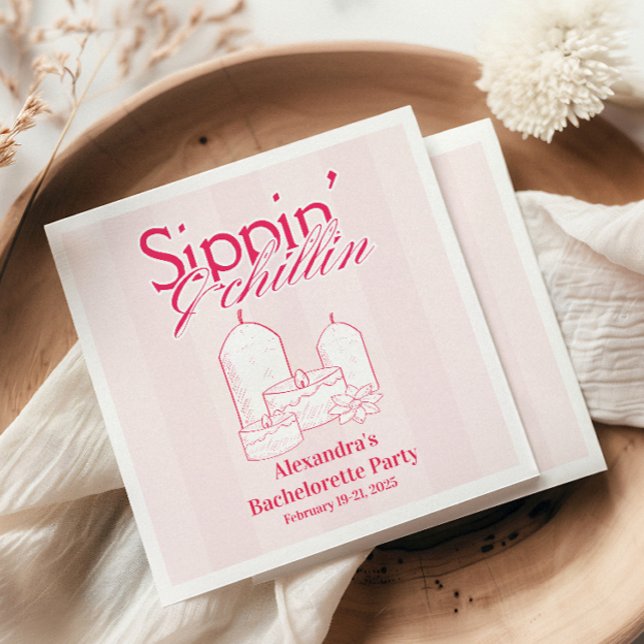 Girls Gone Mild Bachelorette Party Serviette (Von Creator hochgeladen)