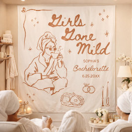 Girls Gone Mild Junggeselinnen-Abschied Tapestry B Wandteppich