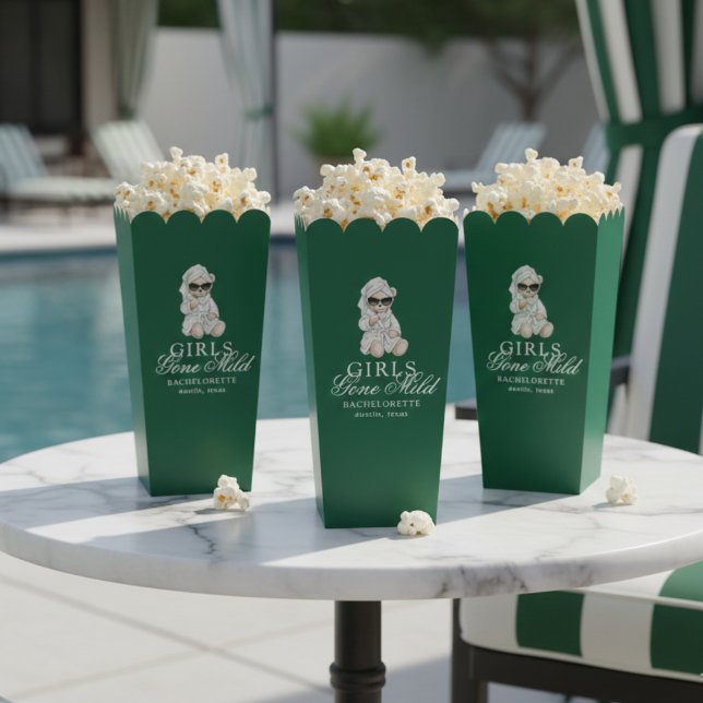 Girls Gone Mild Spa Bear Bachelorette Geschenkschachtel (Not every bachelorette party needs to be wild—and that’s exactly the vibe of Girls Gone Mild!)