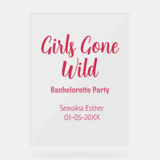 girls gone wild bachelorette party red name retro