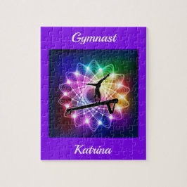 Girls Gymnast Balance Beam Personalisiert