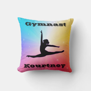Girls Gymnast Floß Beam Vault Bars Regenbogen Kissen