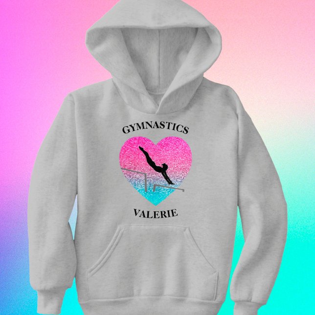 Girls Gymnastics Bars Hoodie (Von Creator hochgeladen)