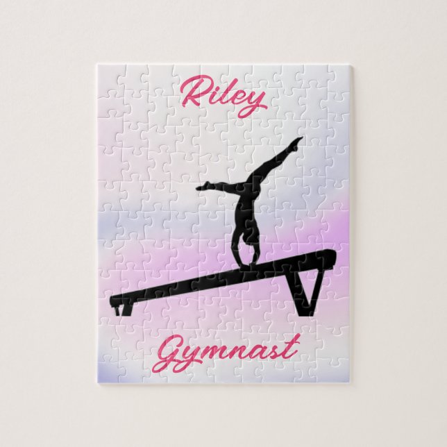 Girls Gymnastics Beam Soft Pastell (Vertikal)