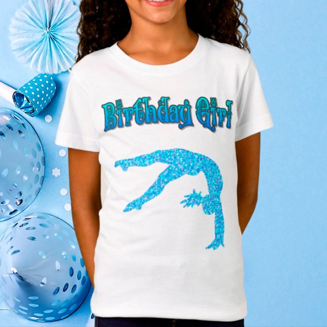 Girls Gymnastics "Birthday Girl" T - Shirt (Von Creator hochgeladen)