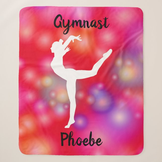 Girls Gymnastics Blubble Fun Sherpadecke (Vorderseite)