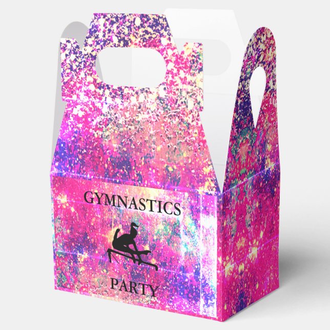 GIRLS GYMNASTICS GASTGESCHENK BOX GESCHENKSCHACHTEL (Geöffnet)