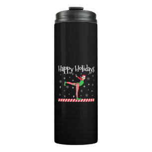 Girls Gymnastik Weihnachtself Thermosbecher